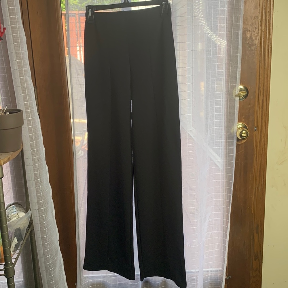 Black slacks. Pretty little things stretch woven detail pant